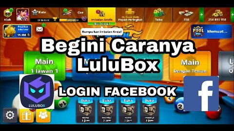 Cara Lulubox Login Facebook 8 ball pool | hack garis panjang