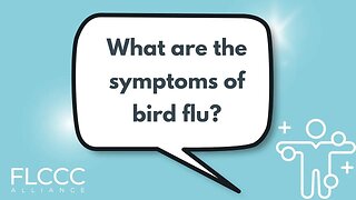 What are the symptoms of bird flu?