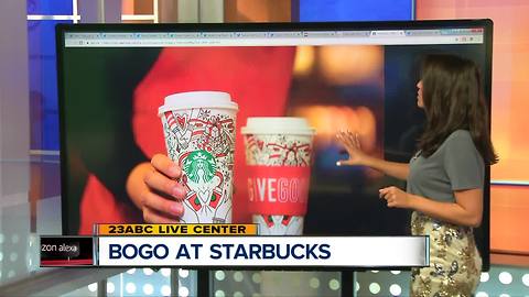 BOGO Deal for Starbucks Holiday Drinks