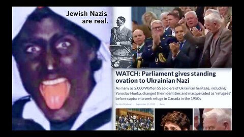 Ukraine Zelenskyy Canada Trudeau Hunka Nazi Salute ADL Jonathan Greenblatt Expose Kol Nidre Talmud