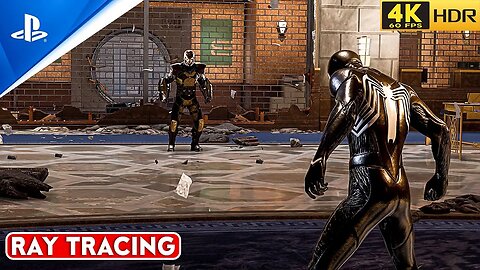 MARVEL'S SPIDER-MAN - Venom Suit VS Shocker | Realistic RAY TRACING Gameplay [4K 60FPS HDR]
