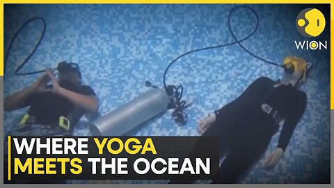 Innovative Yoga and diving practice in UAE | Latest News | WION