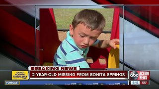2-year-old missing from Bonita Springs | Missing Child Alert Friday 6AM