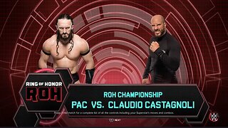 ROH Death Before Dishonor 2023 Claudio Castagnoli vs Pac for the ROH World Championship