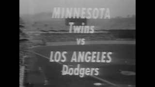 1965-10-09 World Series Game 3 Minnesota Twins vs Los Angeles Dodgers