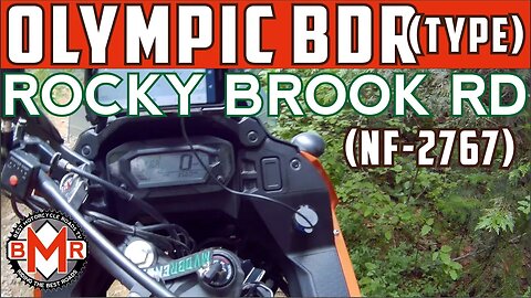 Kawasaki KLR 650 OLYMPIC BDR (type) Dual Sport Motorcycle Ride - ROCKY BROOK RD | KLR650