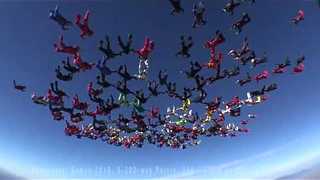 World Record attempt in Skydiving Formation || Viral Video UK