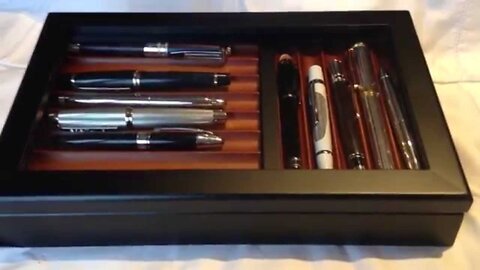 Bey Berk Wood Pen Display Box Case with Glass Top Review