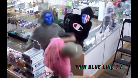 Robbery & Assault Caught On Tape, Suspects Repeatedly Punch 2 Employees In The Face