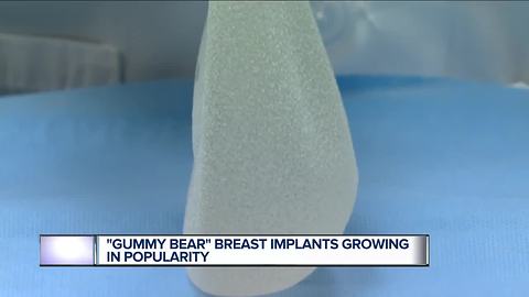 So-called 'Gummy Bear' implants growing in popularity for breast augmentations
