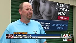 Blue Springs electrician builds handmade beds after seeing children without them