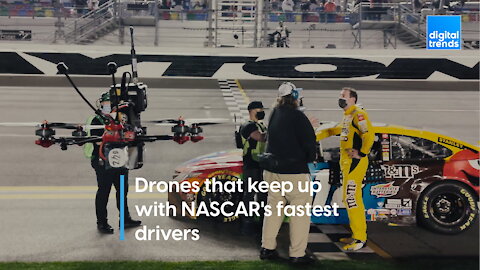 Check out the 90-mph racing drones that broadcast NASCAR's Daytona 500