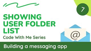 07 Showing folders list for user - Build a messaging app (Spring Boot + Cassandra)