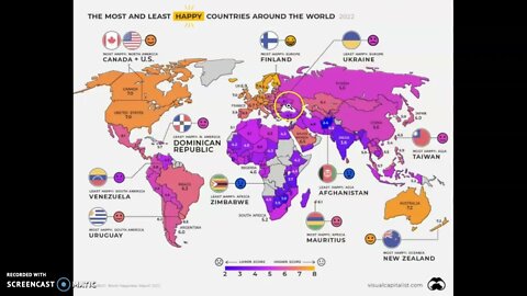 2022 World Happiness Report By Country!