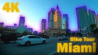 Downtown Miami Tour Bayside Market 4k Miami Bike Tour