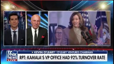 Shark Tanks's Kevin O'Leary on Kamala's horrible employee turnover rate