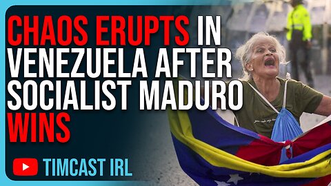 CHAOS ERUPTS In Venezuela After Socialist Maduro WINS