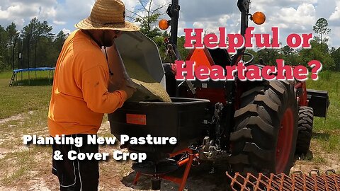 Plant New Pasture & Cover Crop | Check-In on the market hogs & take a look at Wednesday the Berk!