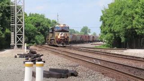 Norfolk Southern 179 Manifest Mixed Freight Train with DPU from Marion, Ohio July 25, 2021
