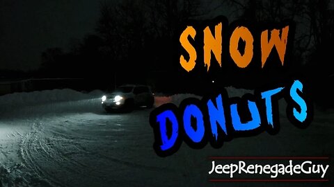 Snow Drifting and Donuts in a Jeep Renegade Turbo