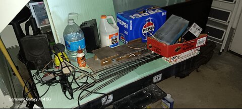 Model Train layout update 4/7/2024