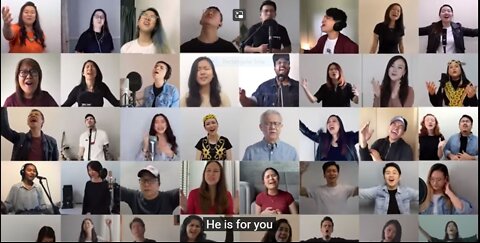 120 singers sing The Malaysia "Blessing"