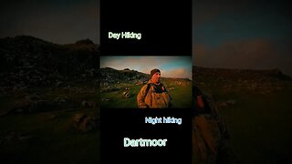 Day and night hiking on Dartmoor #shortsvideo