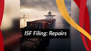 Can ISF be filed for goods sent for repairs in the US?