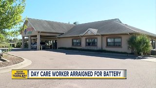 Daycare worker fired, charged with 3 counts of battery for pushing 3 toddlers to the ground | Arraignment Monday