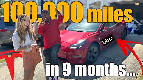 Uber Driver’s TESLA Experiment | He DROVE 100,000 miles in 9 months!