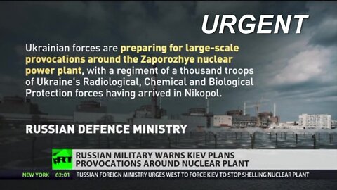 RT News - August 16th 2022 As Kiev continues to bomb the largest nuclear plant in all Europe