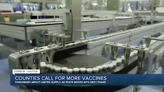 Counties call for more vaccine