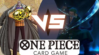 Crocodile [Blue/Purple] VS Roronoa Zoro [Red] | OPTCG BATTLE | One Piece Card Game Gameplay