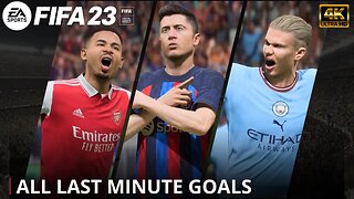 FIFA 23 | All Last Minute Goals Celebrations | PS5™ 4K 60FPS