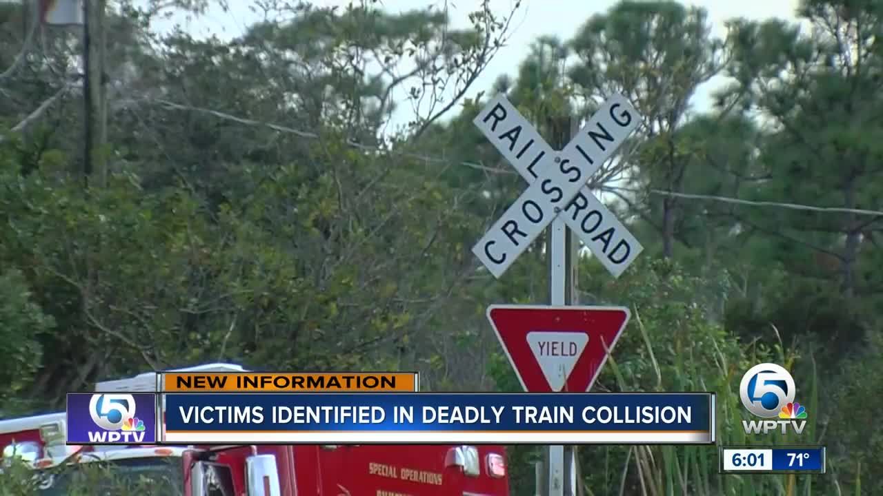 Victims identified in deadly crash with Amtrak train in northern Palm Beach County