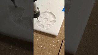 Carving Foam with my FoxAlien Masuter 4040 #shorts #cnc #shortsfeed hortsfee