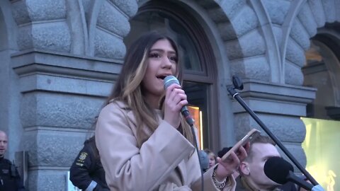 Natalie Jonsson på Mynttorget