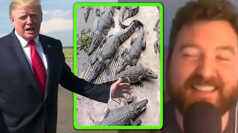 Trumps INSANE alligator moat border wall