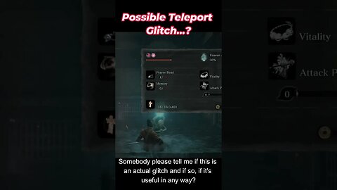 Possible Glitch, something wonky with travel in Sekiro #shorts #gamingshorts