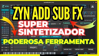 Sintetizador Top Demais Zyn Add Sub Fx Grátis #studiodynna #zynaddsubfx #sintetizador #keyboard