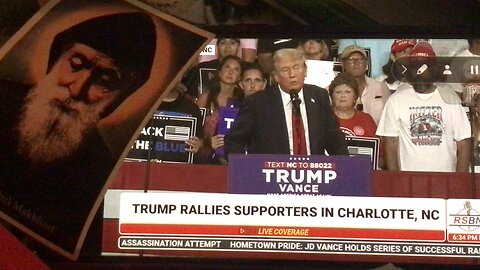 Trump loves brave people 24/07/2024 tally at Charlotte