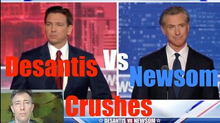 Desantis Crushes Disingenuous Newsom in Red-Blue State Debate