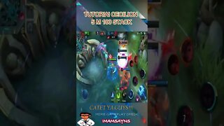 TUTORIAL CECILION 5M 100 STACK#shorts #mobilelegends #mlbb #gameplay #fyp #cecilion #mage #tutorial