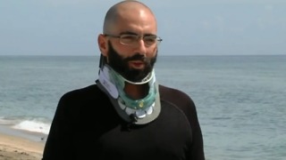 Man who injured his neck diving into ocean, raising awareness about diving safety