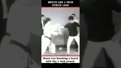 Bruce Lee 1 Inch Punch 1969 #brucelee #1inchpunch #shorts