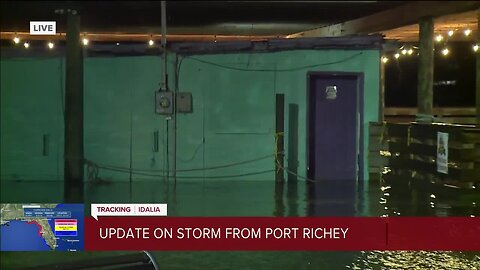 Reporter Erik Waxler provides an update on Idalia from Port Richey