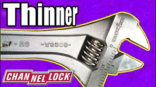 Channellock Thin Adjustable Wrench Review #tools