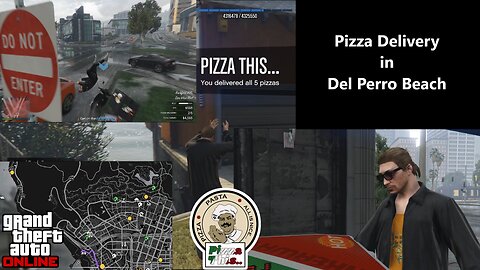 GTA Online Pizza Delivery in Del Perro Beach Day 2