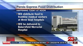 Panda Express delivers meals to local hospitals