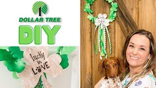 DIY Lucky In Love Mini Wreath